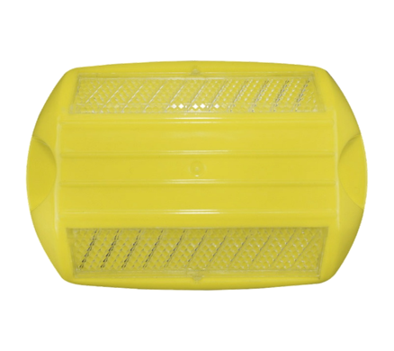 yellow reflective marker