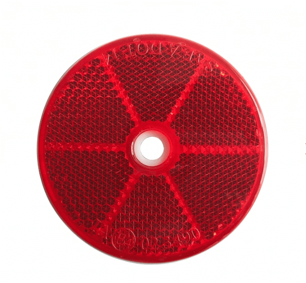 Red reflector 6cm